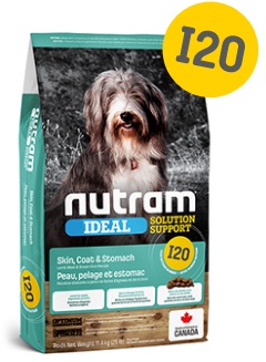 Корм для собак Nutram I20 Sensitive Dog - Skin, Coat & Stomach здоровая кожа, шерсть, желудок
