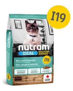 Корм для кошек Nutram I19 Sensitive чувствительный желудок